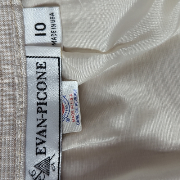 Evan Picone Vintage Made in USA ILGWU Blazer Skirt Size 10 - Picture 10 of 11